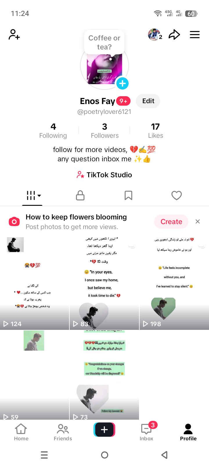 Tik tok old account